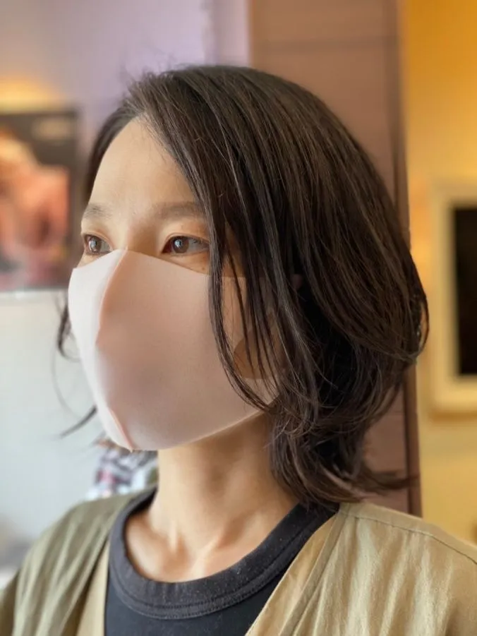 やさしいウルフボブ